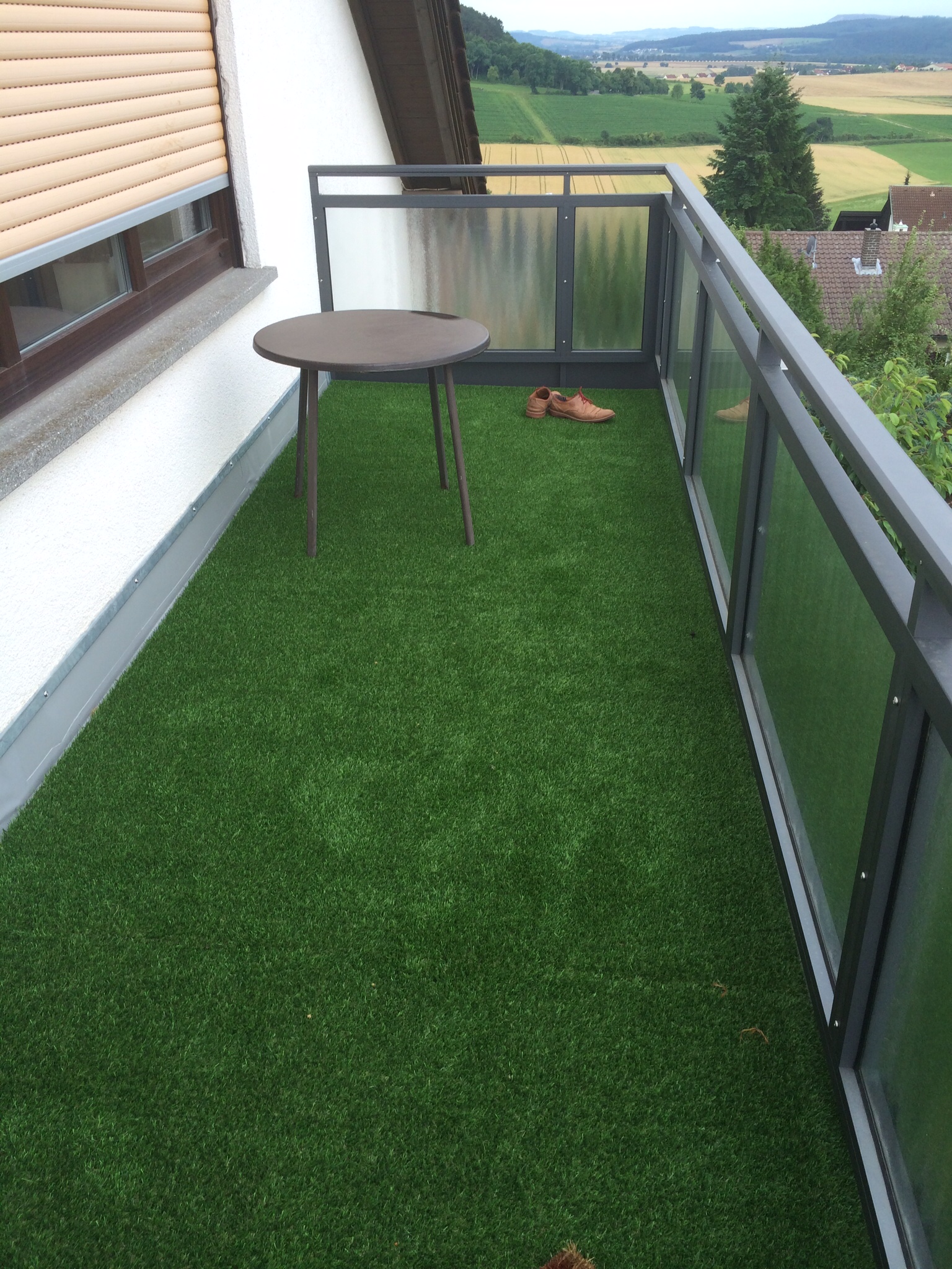Urlaub im Garten, auf der Dachterrasse oder auf dem Balkon Kunstrasen